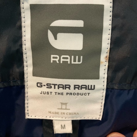 G-STAR RAW Sz M Overshirt  Raincoat Wind Breaker Hooded Jacket - Picture 2 of 13